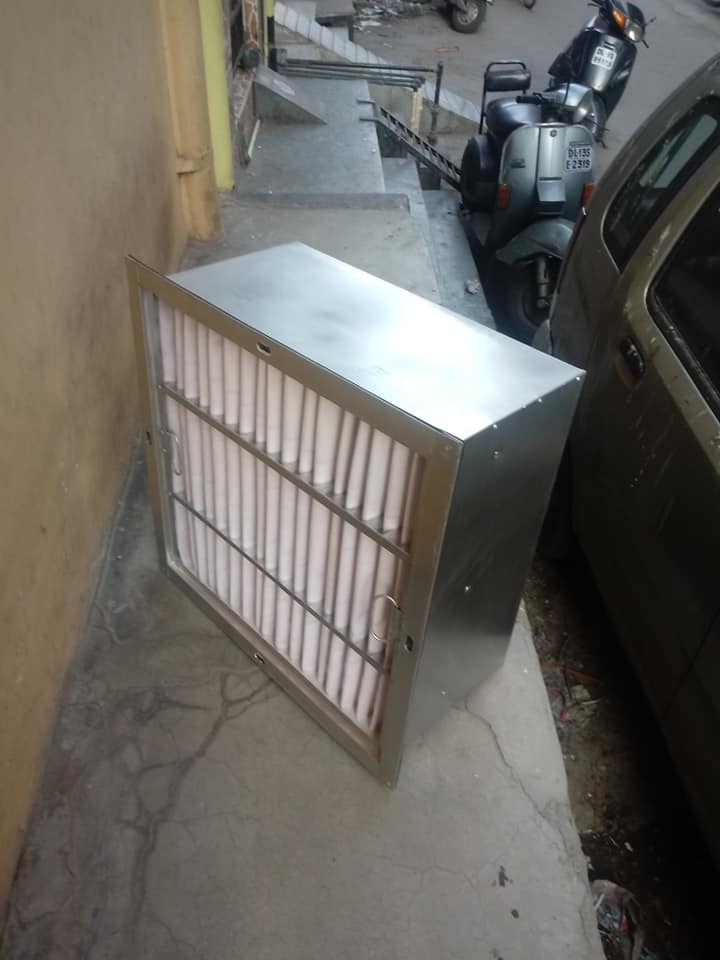White Ductable Unit Pre Filter In Delhi