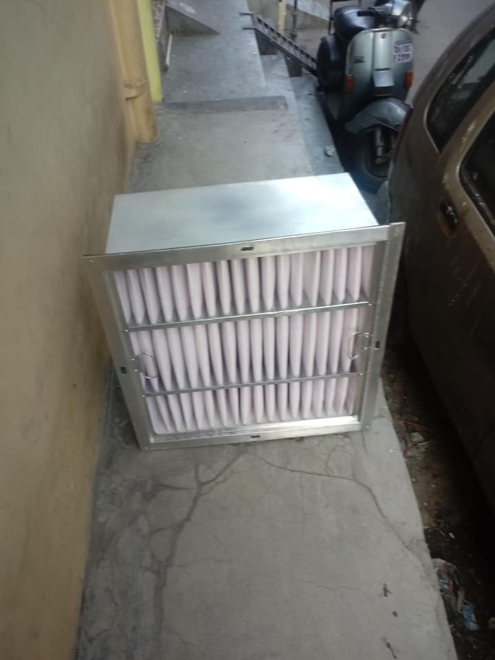 White Ductable Unit Pre Filter In Delhi