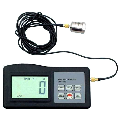 Black Vibration Meter