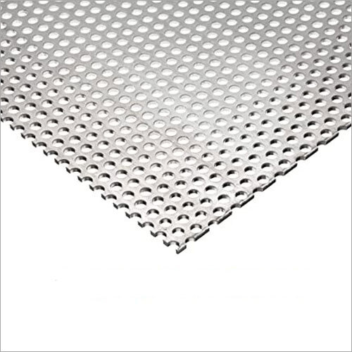 Industrial Perforated Sheet - Stainless Steel, 2.5 mm Thickness, Polished Surface Finish | High Quality, Industrial Usage, Round Holes