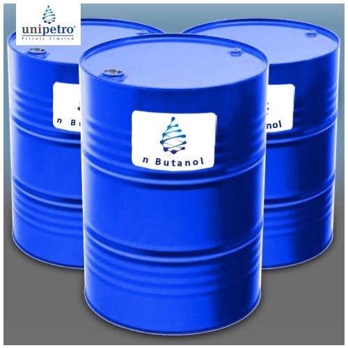 N Butanol - Steel Drums, 200 Kg Net Weight | Blue Color, 0.81 g/cm³ Density, 117.7 °C Boiling Point, 35 °C Flash Point