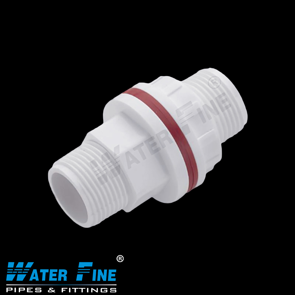 Upvc Tank Nipple - 20mm Round Shape | Casting Technique, Customizable Size, Durable Upvc Plastic Material