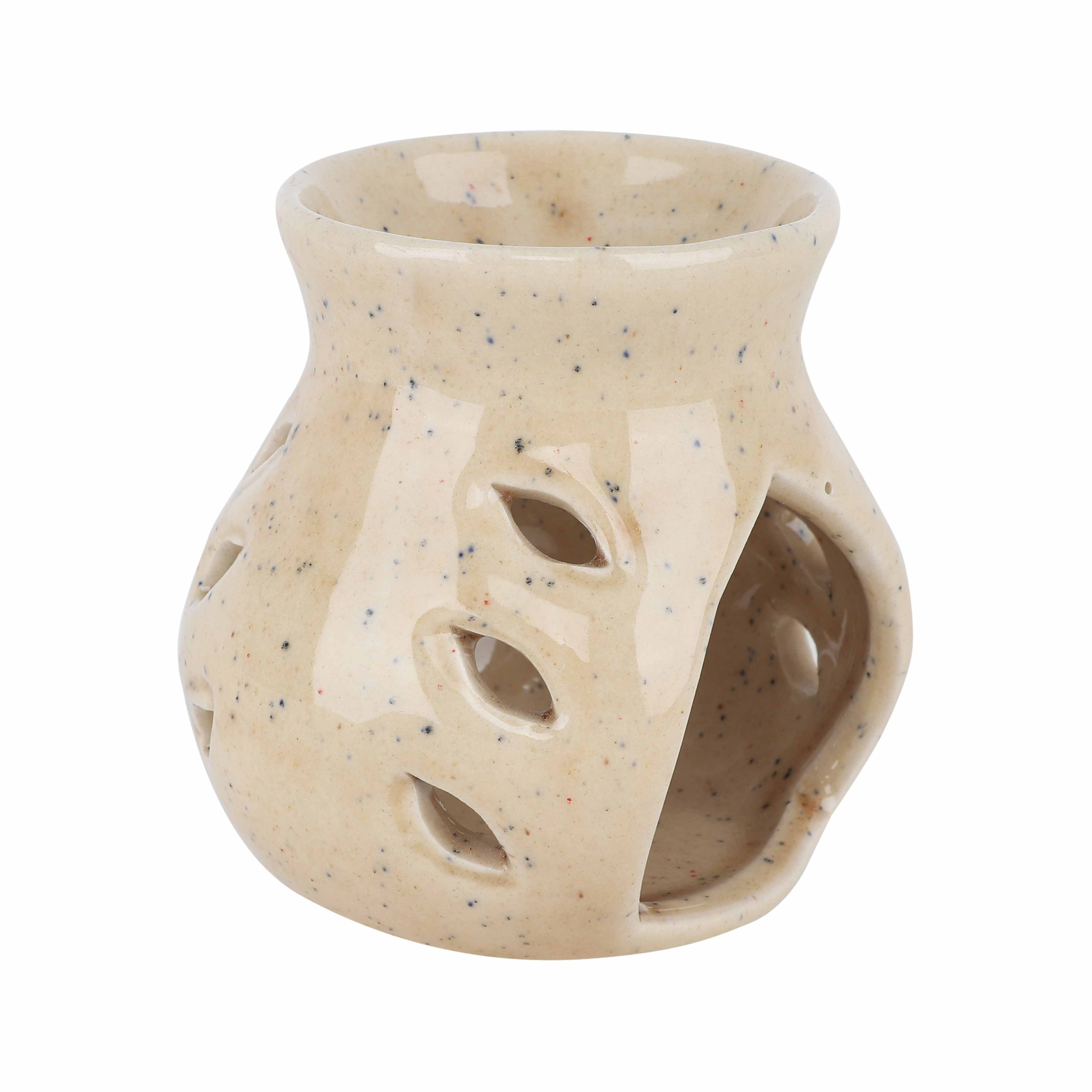 Asian Aura Ceramic Aromatic Oil Diffuser With 2 Oil Bottles Aa-cb-0026en