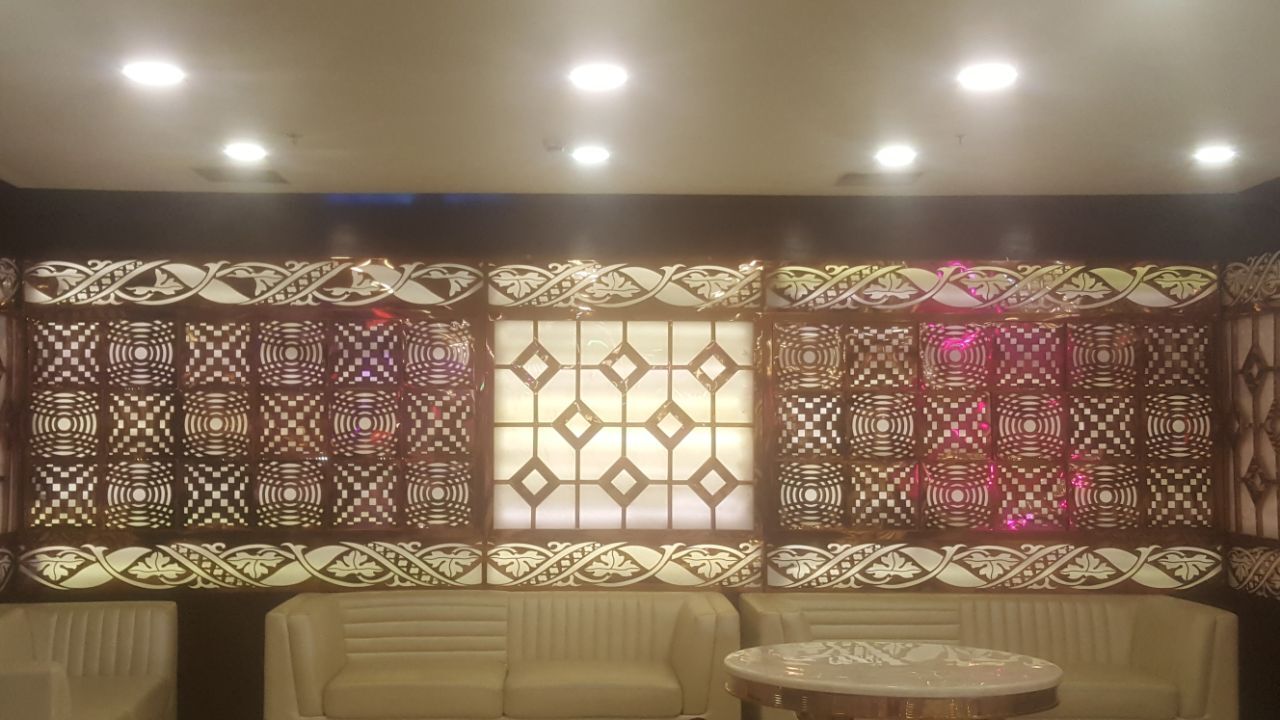 High Quality Pvd Coated Finish Rose Gold Wall Panel