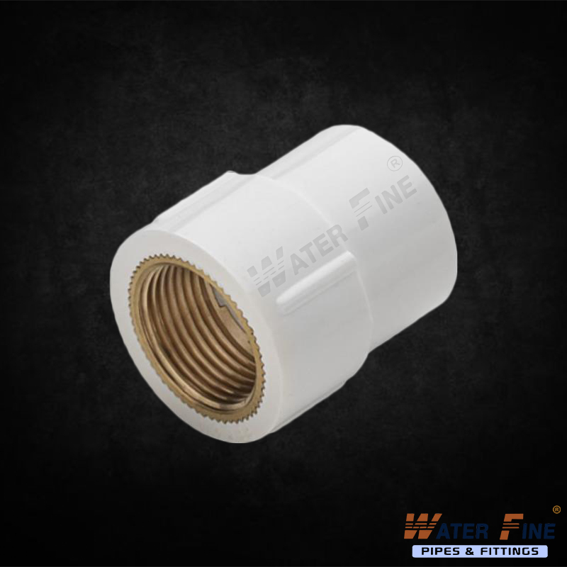 Upvc Brass Fta - 25mm Round Adapter | White, Astm Standard, Casting Technique