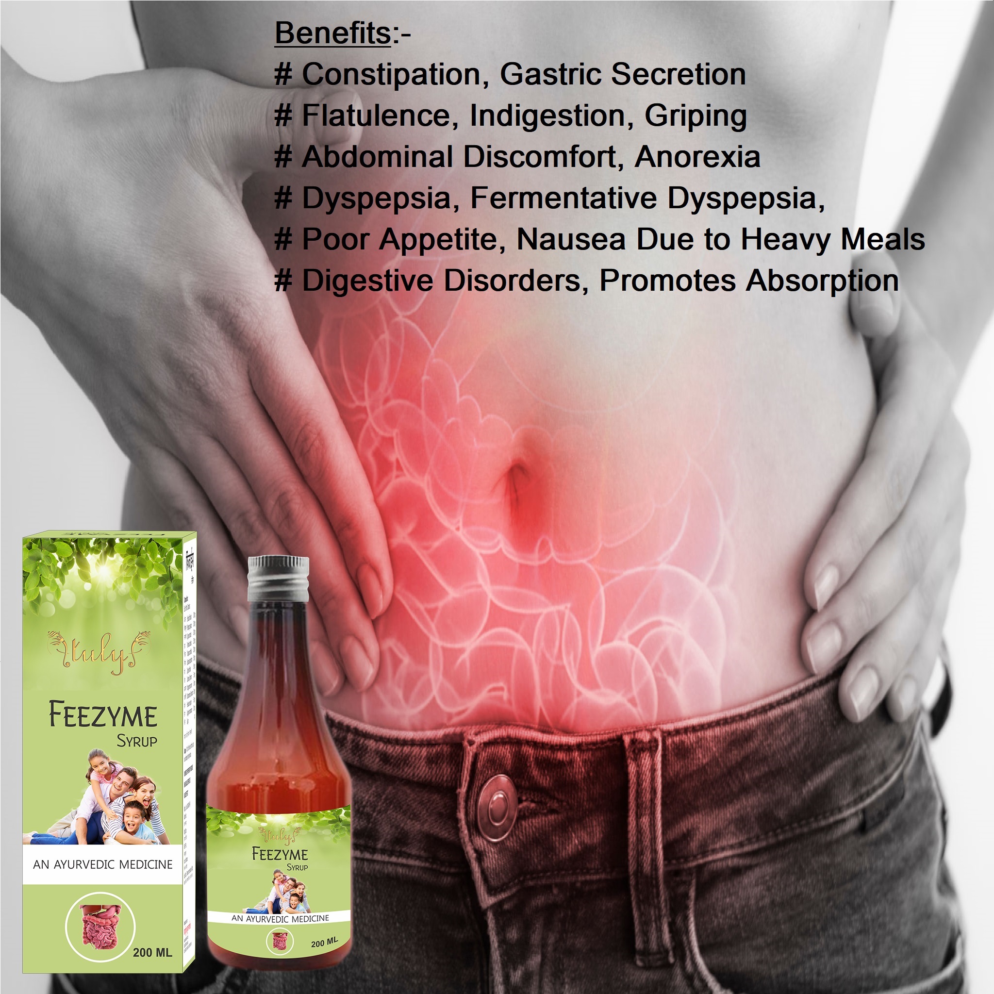 Feezyme Syrup For Anorexia Dyspepsia Flatulence Poor Appetite Burning