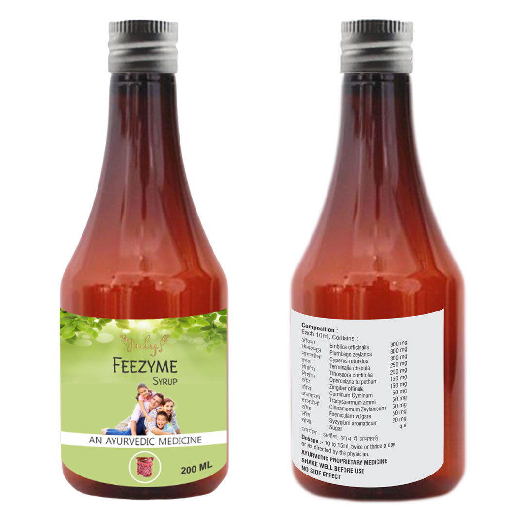 Feezyme Syrup For Anorexia Dyspepsia Flatulence Poor Appetite Burning
