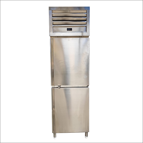 Two Door Vertical Refrigerator - Stainless Steel, Silver Color, 220-420 Volt Power Source | Automatic Defrost Operation, Low Power Consumption, Corrosion Resistant