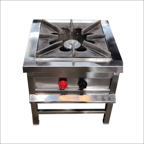 अर्ध स्वचालित स्टेनलेस स्टील सिंगल गैस रेंज