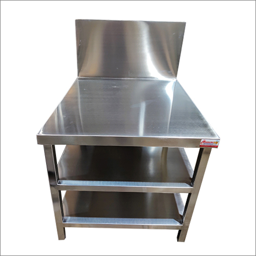 Kitchen Work Table - Stainless Steel, High Tensile Strength | Rust Proof, Precision Fabrication for Commercial Use