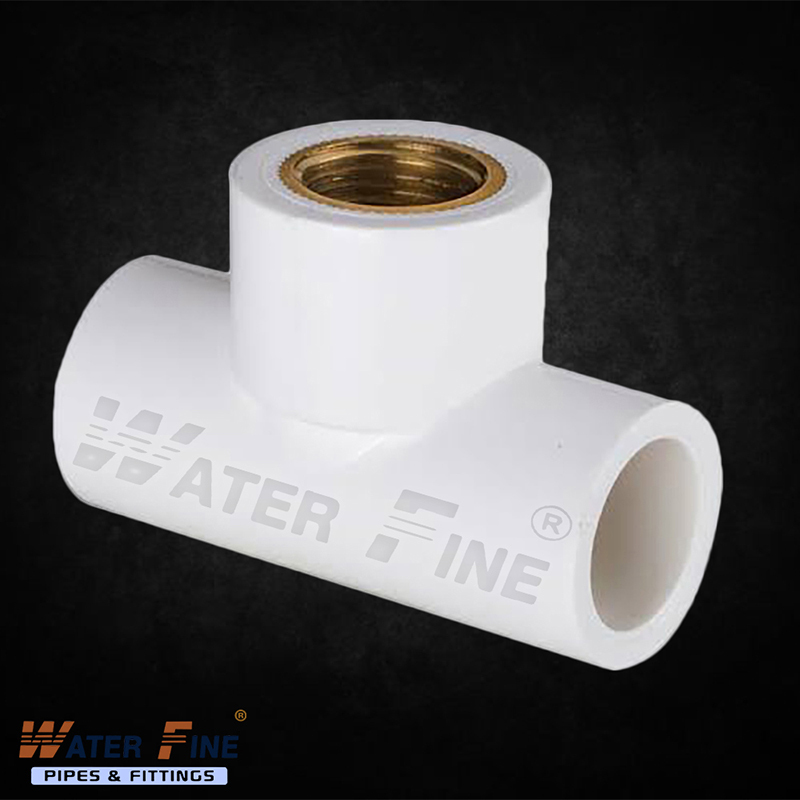Upvc Brass Tee - 25mm Diameter, White Color | Female Connection Type, Easy Installation, Astm Standard
