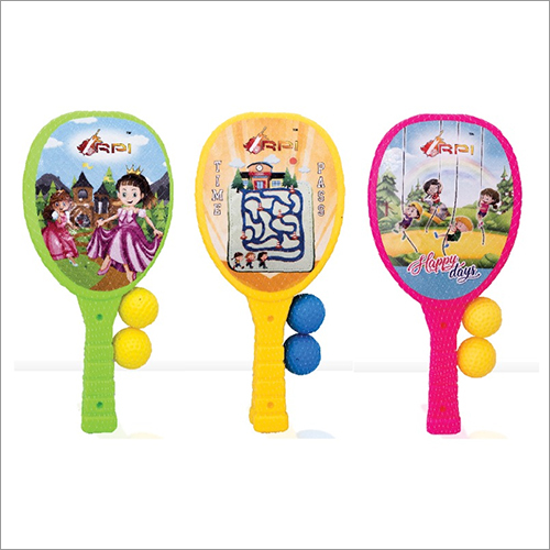 Table Tennis Set - Plastic Material, Irregular Size, Multicolor Design | Ideal for Kids, Personal Use, School & Play School