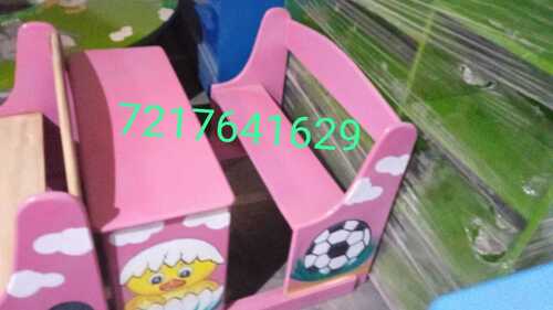 Jointed Cartoon Desk - PVC/HDPE, Custom Diameter, Pink | Durable, Lightweight, Mildew-Proof, Scratch-Resistant, Comfortable