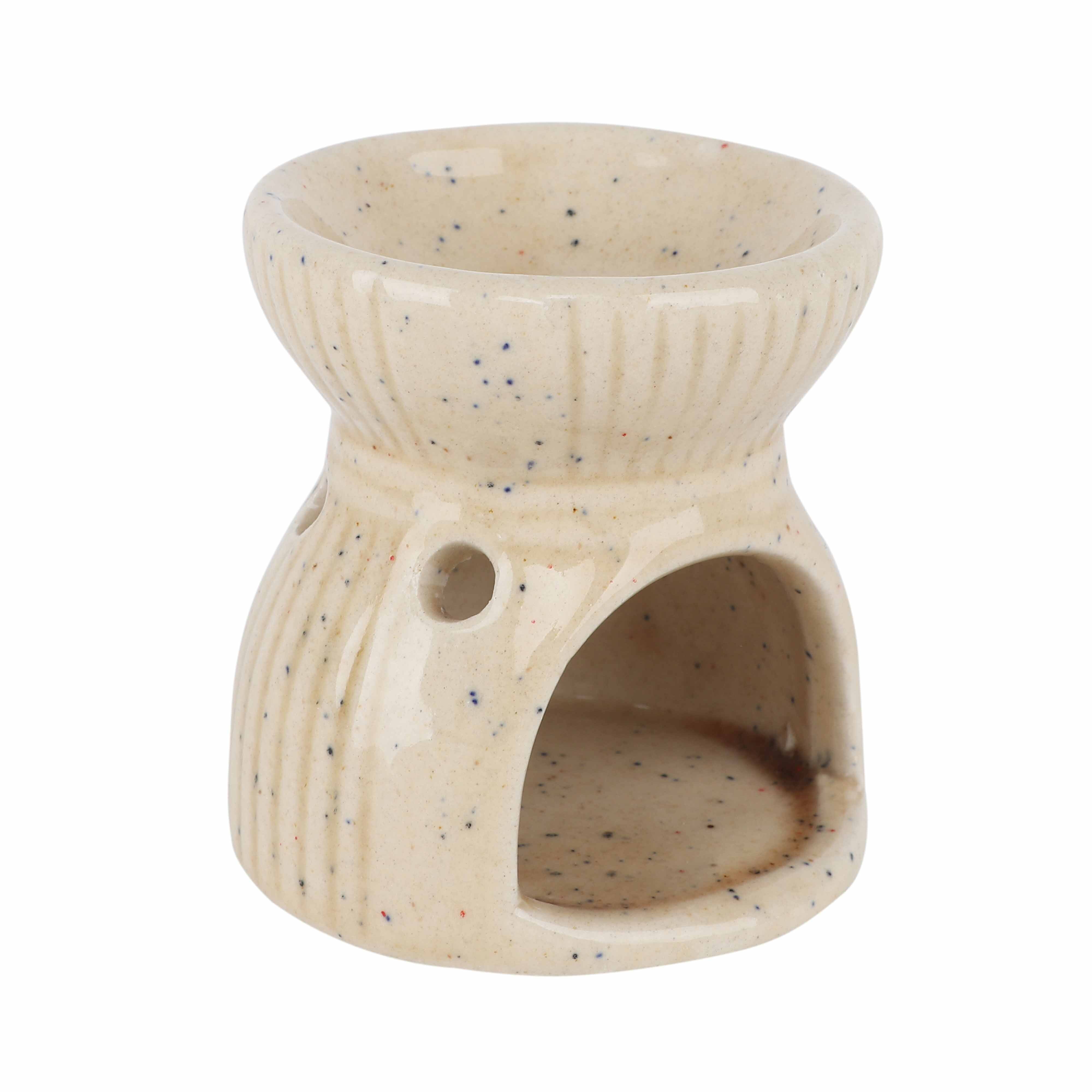 Asian Aura Ceramic Aromatic Oil Diffuser With 2 Oil Bottles Aa-cb-0035b
