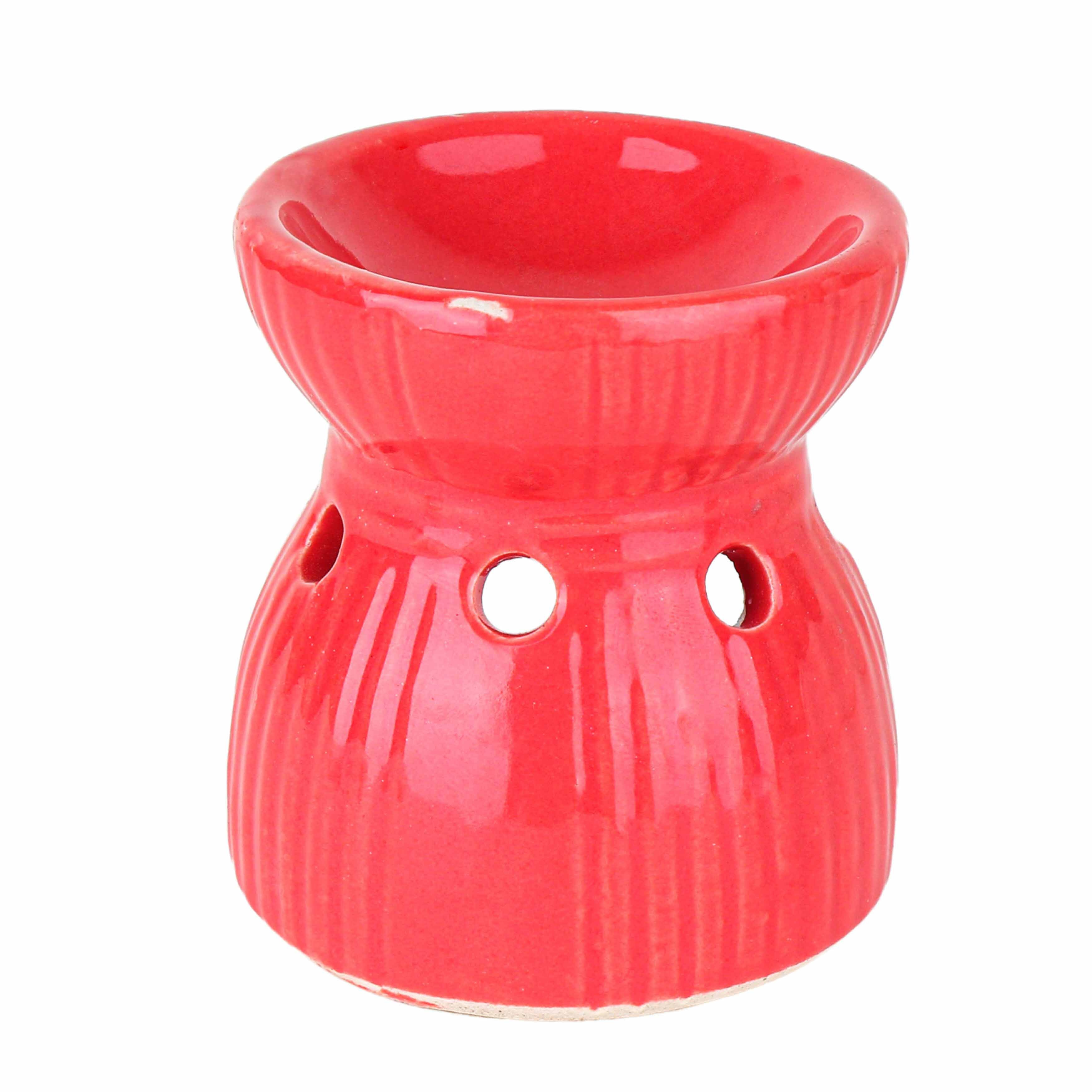 Asian Aura Ceramic Aromatic Oil Diffuser With 2 Oil Bottles Aa-cb-0035r