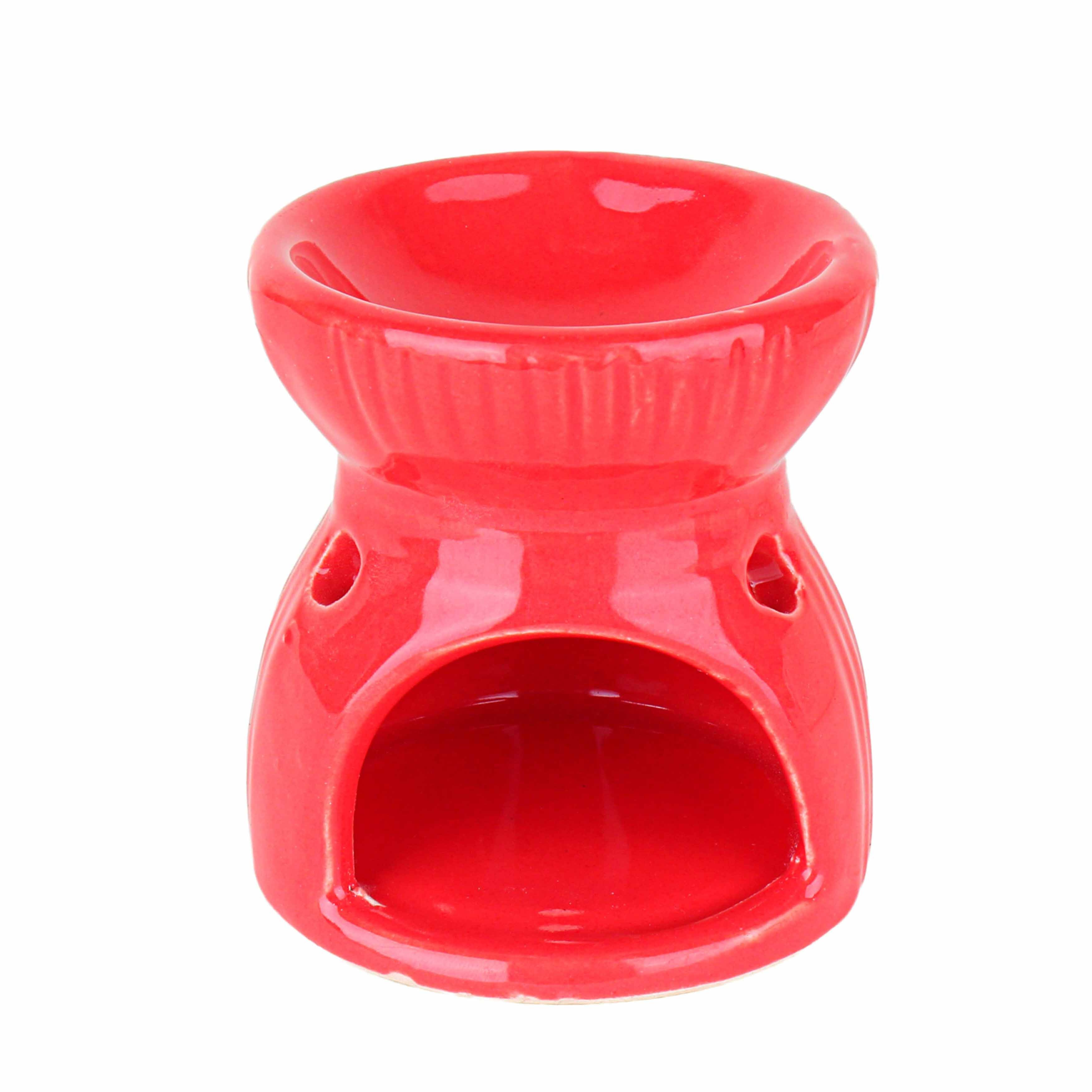 Asian Aura Ceramic Aromatic Oil Diffuser With 2 Oil Bottles Aa-cb-0035r