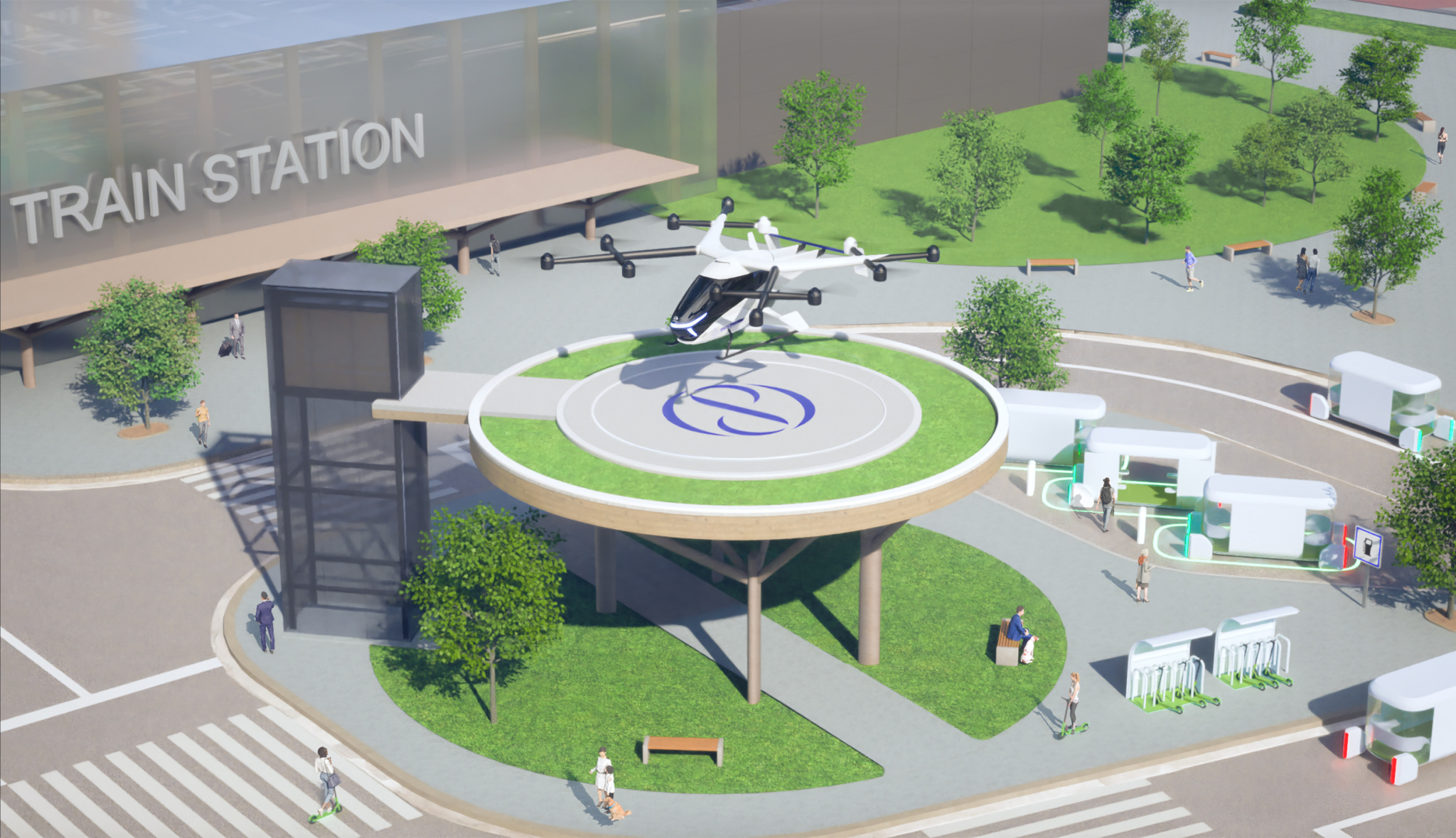 Compact Evtol Sd05 Engine Type: Electric Motor