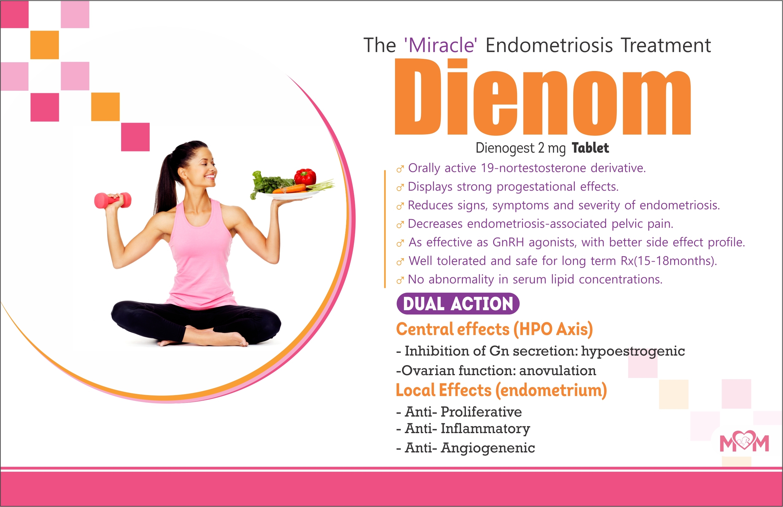 Dienogest 2mg - Drug Type: General Medicines