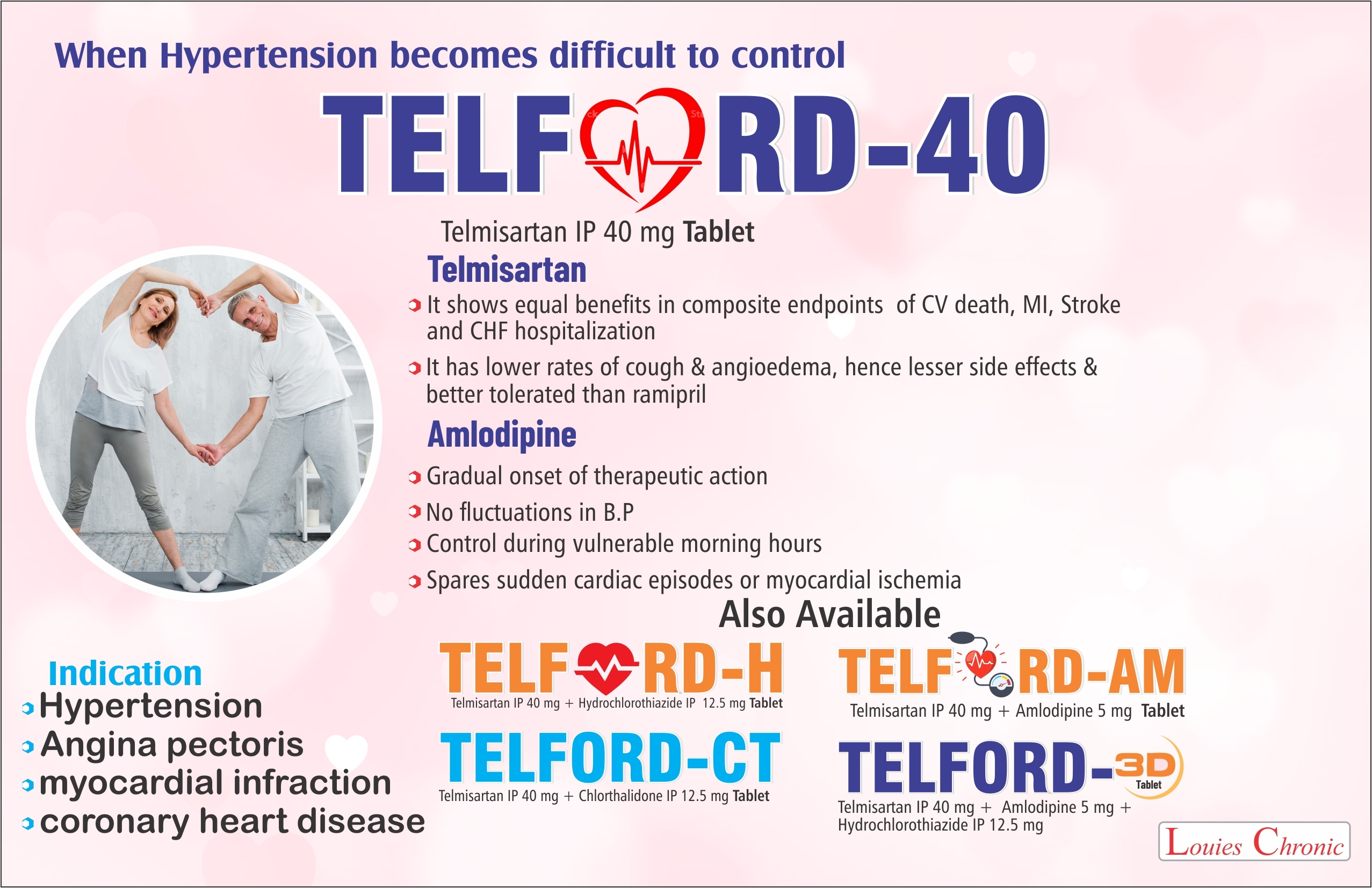 Telmisartan 40mg Tablet - Shelf Life: 36 Month Months