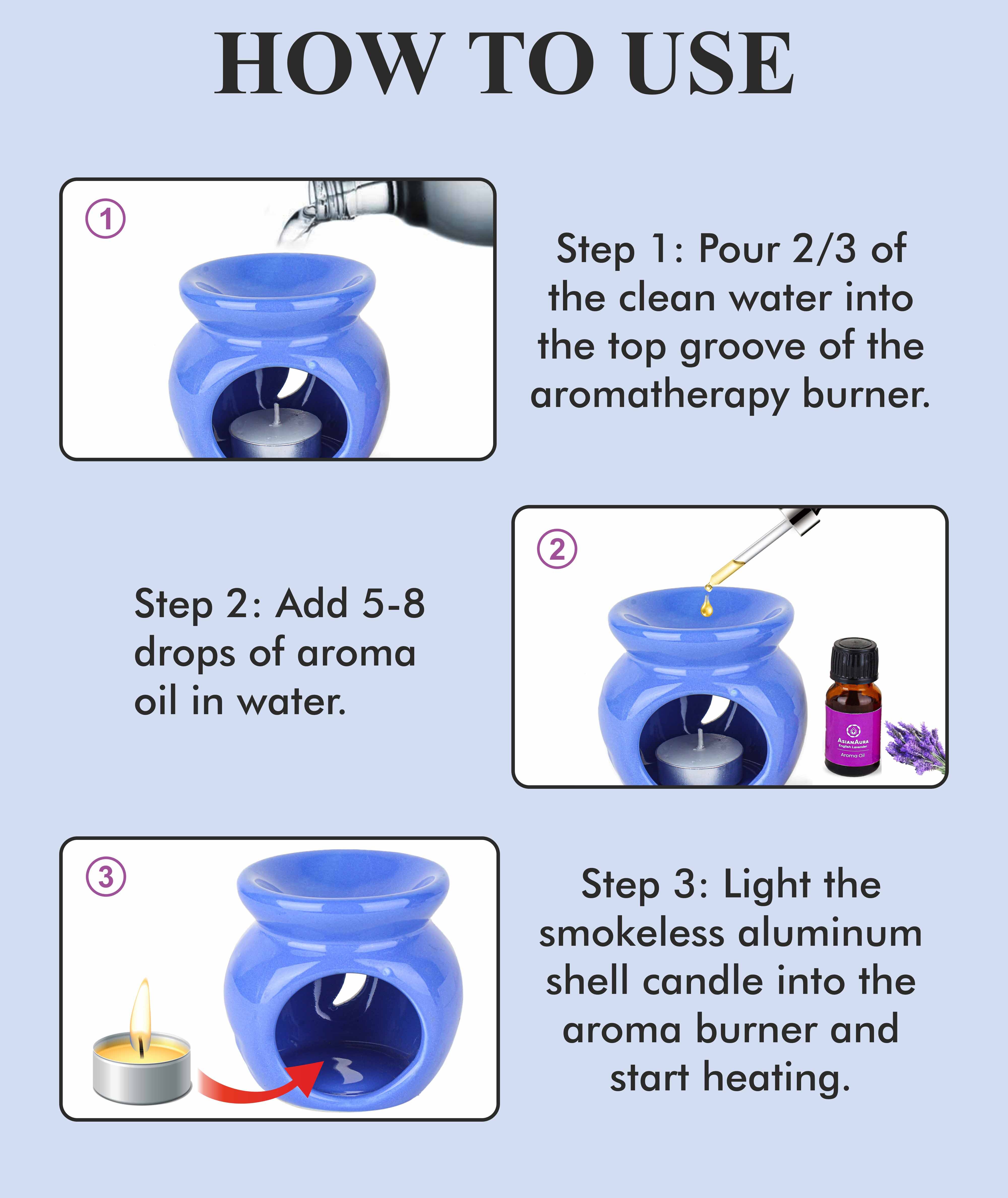 Ceramic Aromatic Diffuser Aacb-0041blue