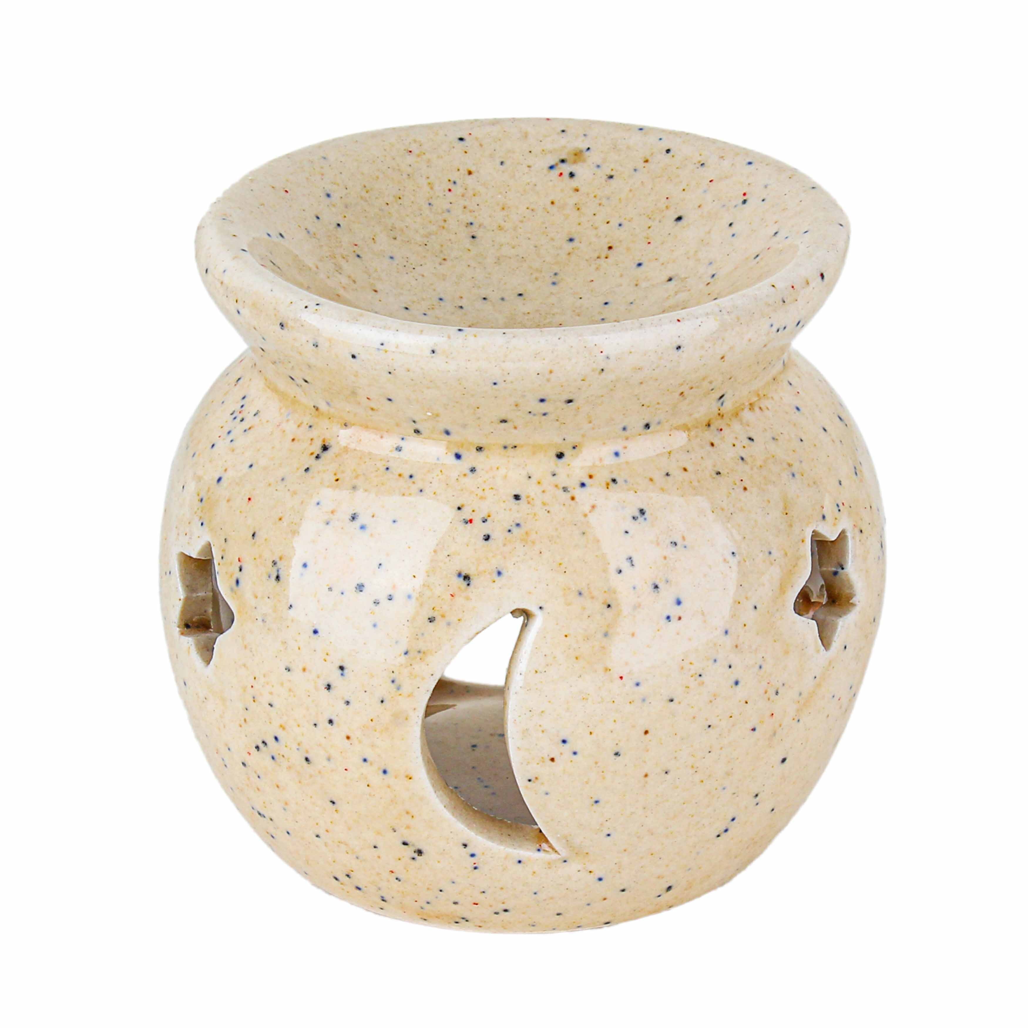 Asian Aura Ceramic Aromatic Diffuser - 10ml , Long Lasting Fragrance For Home And Office, Aesthetic Design For Personal Care And Daily Use