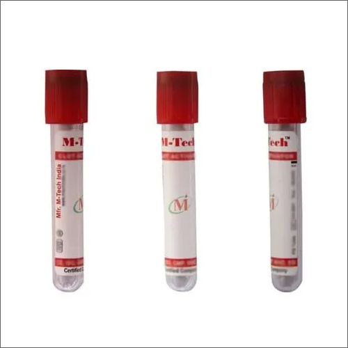 Red Color Clot Activator Non Vacuum Blood Collection Tubes