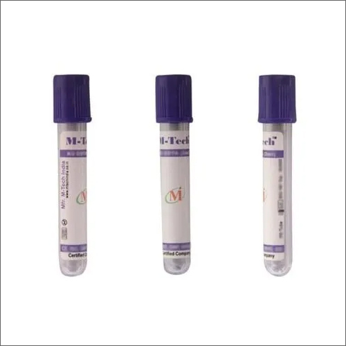 Lavender K3 Edta Non Vacuum Blood Collection Tubes