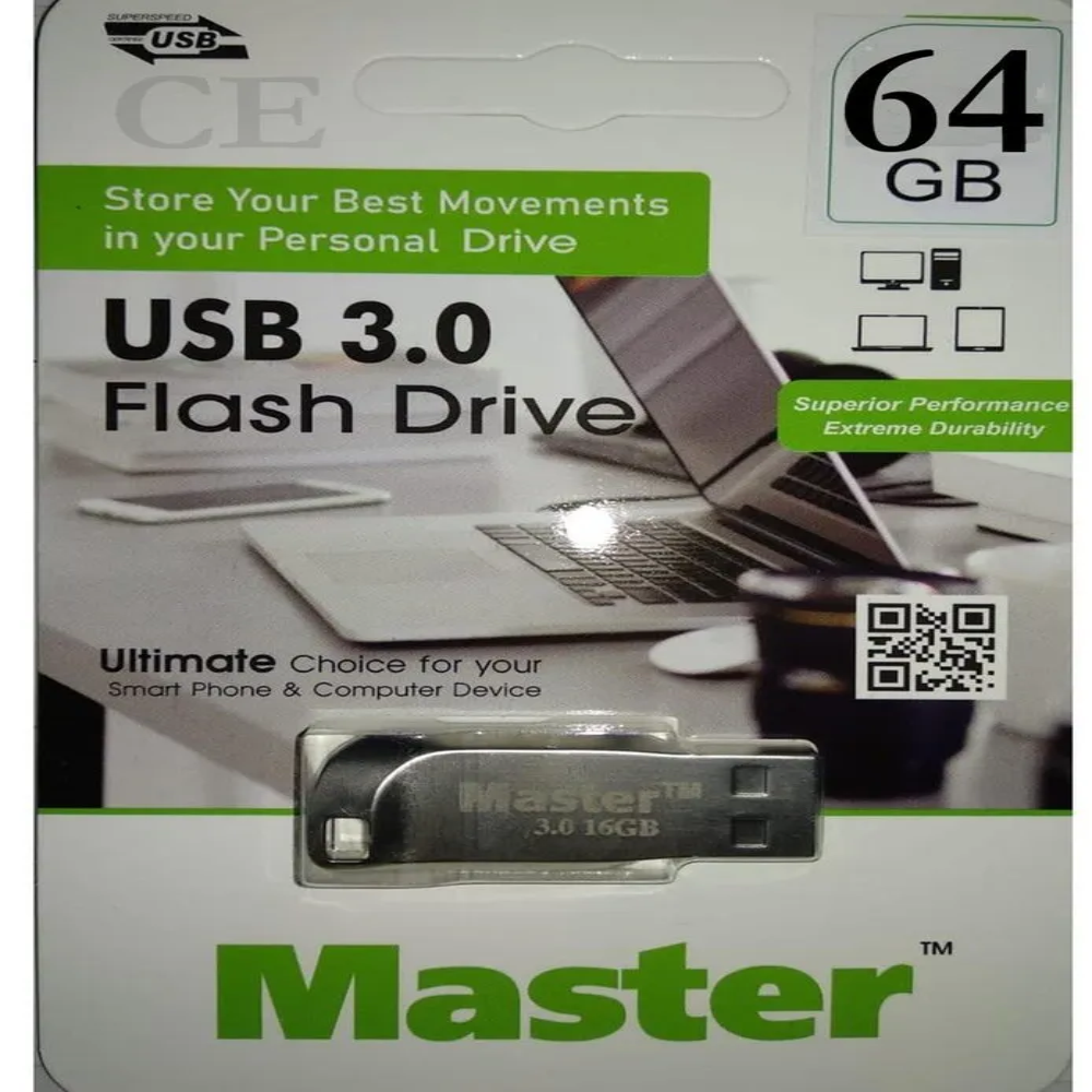 Master 64 Gb Usb 3.0 Flash Drive