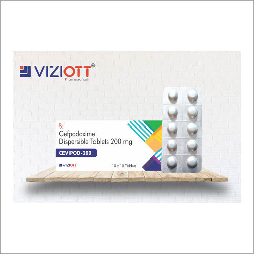 200mg Cefpodoxime Dispersible Tablets - Advanced Antibacterial Formula, Suitable for Treating Bronchitis & Pneumonia, Maintained in Cool & Dry Storage