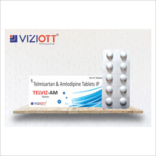 Telmisartan And Amlodipine Tablets - Blended Efficacy & Purity | General Medicines, Suitable For All, Store In Cool & Dry Place