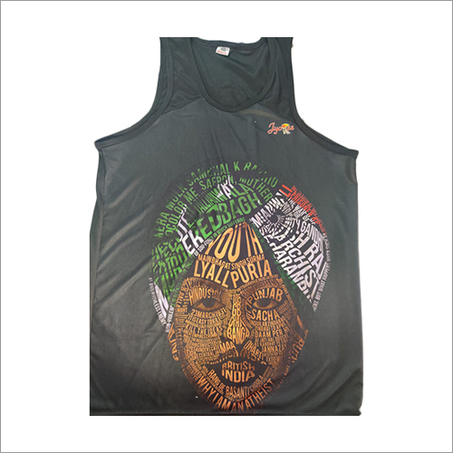 Black Printed Sando