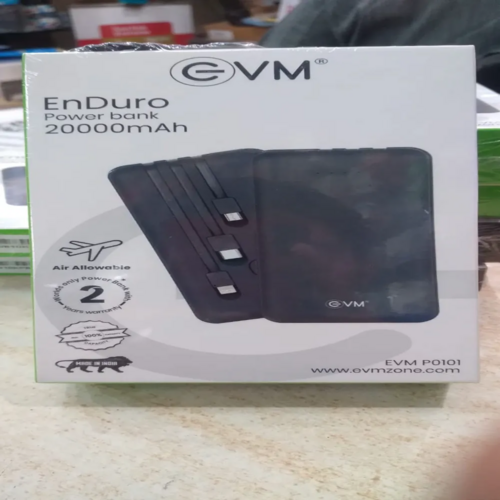 ईवीएम एंडुरो पावर बैंक 20000mah Evmp0101