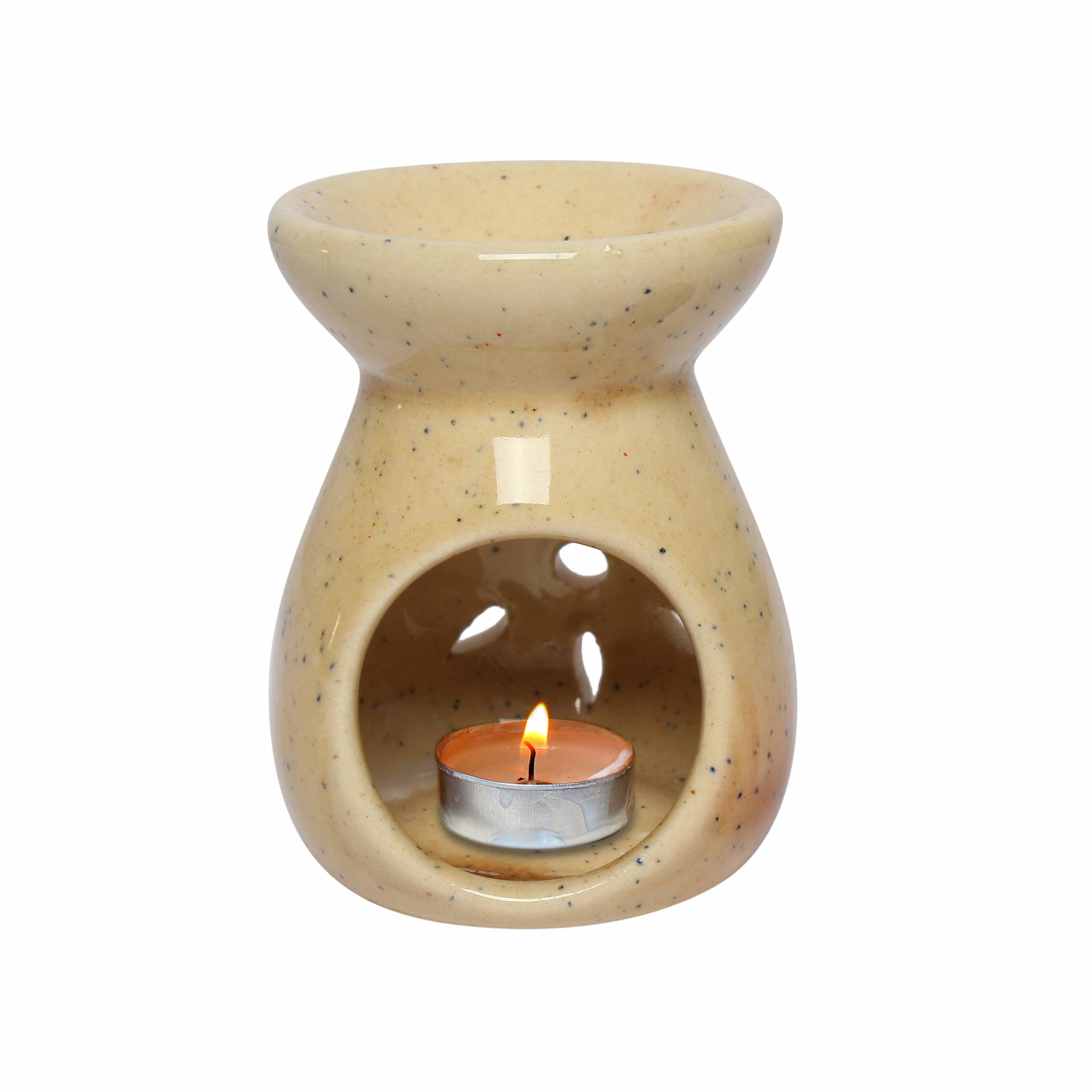 Asian Aura Ceramic Aromatic Oil Diffuser - 10ml Capacity | Long-lasting Fragrance, Unique Design, Ideal For Home & Office