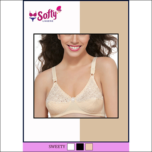 Cream Sweety Ladies Bra