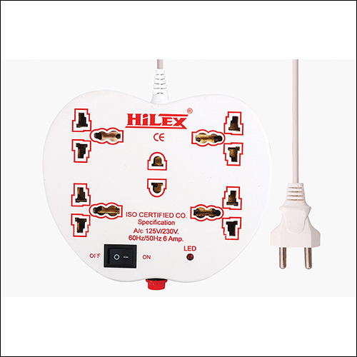 White Hepl-6661 Extension Cord