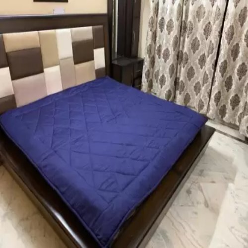 Elastic Strap King Size Waterproof Mattress Covers - Terry Cotton & Microfibre, White/navy Blue/red | 100% Waterproof, Machine Washable, Snug Fit