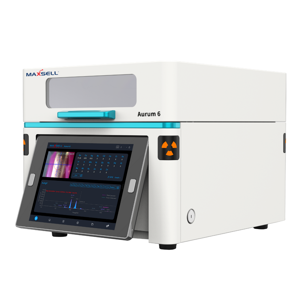 Si-Pin Gold Analyzer - Automatic Operation, Metal and Plastic Build | Accurate Detection of 25 Elements, White Color, Designed for Jewellery Industry