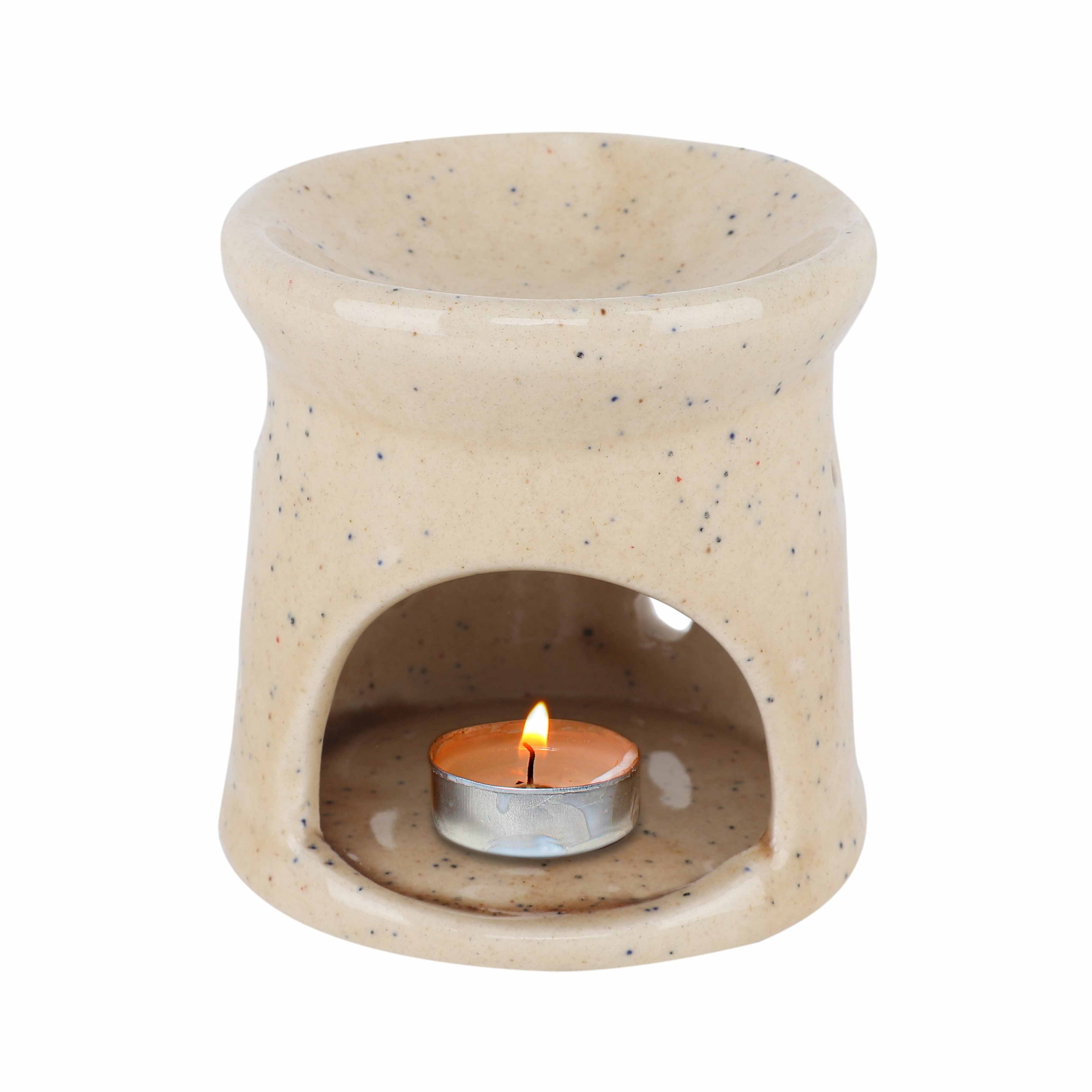 Asian Aura Ceramic Aroma Oil Diffuser - 10ml Aroma Oil Capacity | Unique Design, Long Fragrance, Stress Relief, Ideal For Daily Use