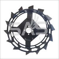 पेट्रोल 12 इंच पावर वीडर आयरन व्हील हार्वेस्टर