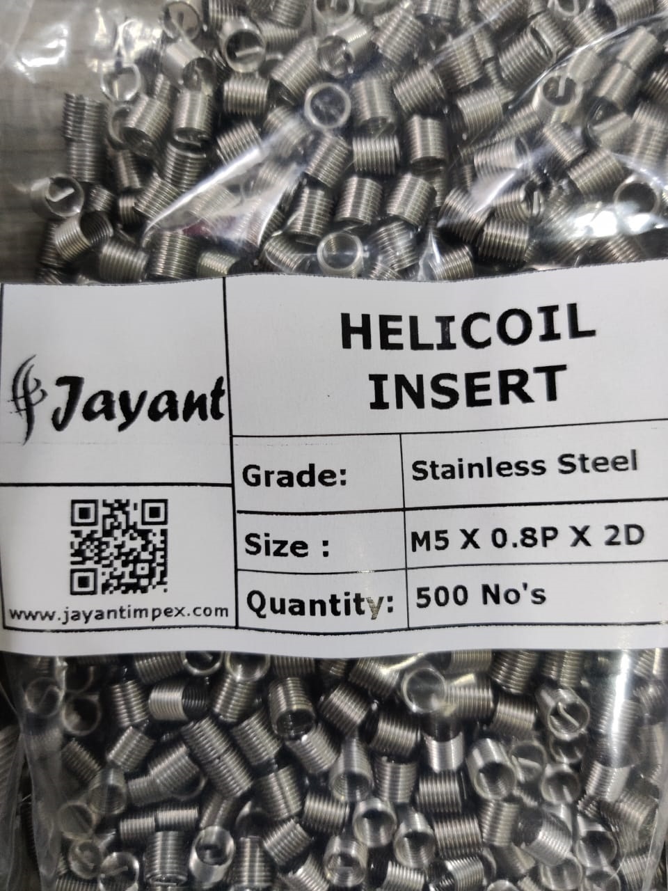 Metal Helicoil Insert Ss 304