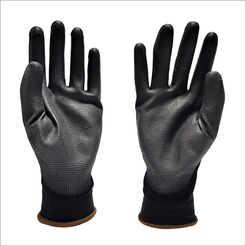 Quick Dry Black Pu Gloves