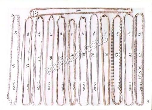 प्योर गोल्ड चेन सेट जेंडर: महिलाओं के लिए