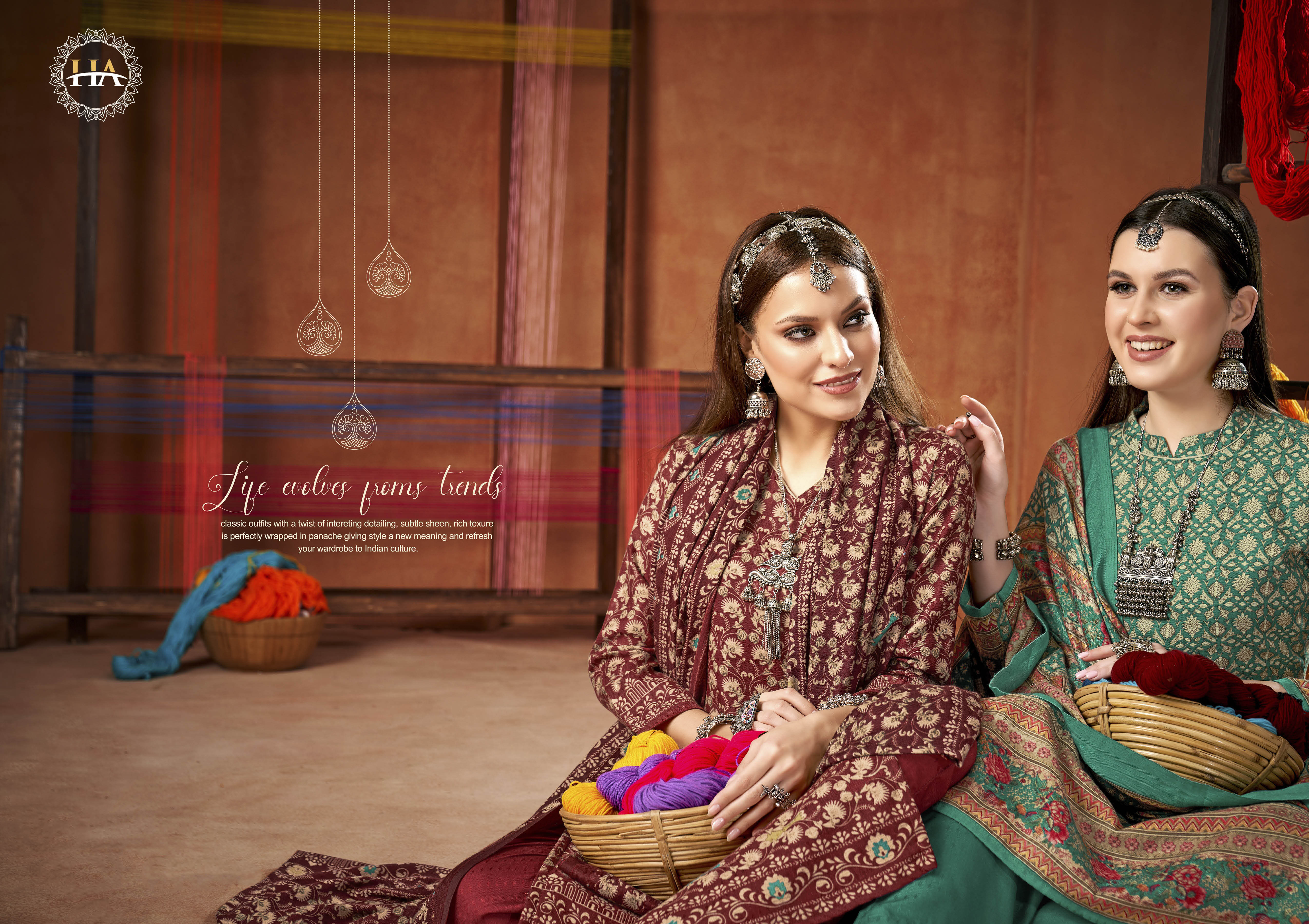 Hanshika By Aanya Designer Decoration Material: Cloths