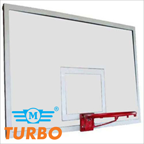 MTGP 10 Basketball Back Board - Acrylic Material, Rectangular Shape, Sleek White Design