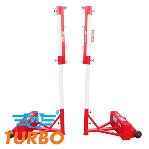 Mtgp 28 Volleyball Post Movable Competition Display Color: White