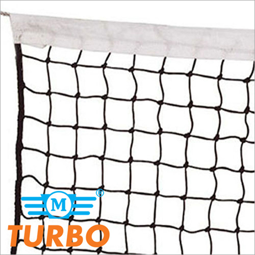 Mtsn 08 Tennis Net - High-density Polyethylene, Waterproof Black Design | Durable And Weather-resistant Feature