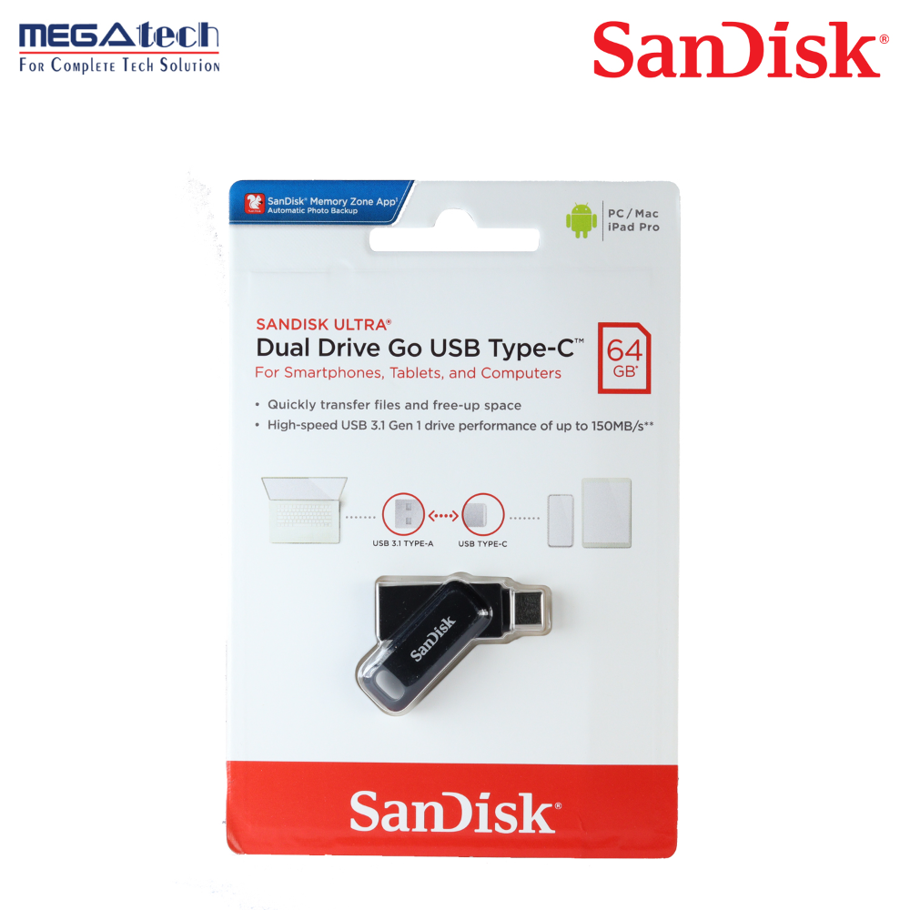 Sandisk Ultra 64 Gb Dual Drive Go Usb Type C