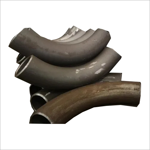 MS Bend - Mild Steel Elbow Pipe for Chemical Handling, Black Color, Round Shape, Welding Connection | Buttweld Fitting Integration