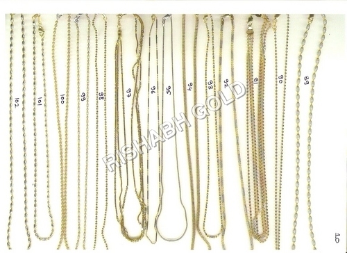 Simple Gold Chain Set Gender: Women's