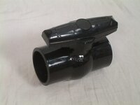 ब्लैक सॉलिड बॉल वाल्व